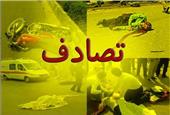 تصادف اتوبوس با تریلی در شیراز