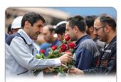 دیدار و تقدیر مدیرعامل شرکت فولادسنگان از کارگران این شرکت