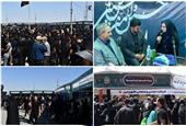 خدمت‌رسانی 35 موکب شرکت گهرزمین در راهپیمایی جاماندگان اربعین