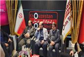 حضور مدیرعامل شرکت فولاد خوزستان در غرفه شرکت فولاد اکسین خوزستان در نمایشگاه ملی فولاد ایران