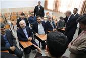 افتتاح آموزشگاه 12 کلاسه چادرملو در اردکان با حضور دکتر قالیباف