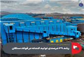 رشد 39 درصدی تولید گندله در فولاد سنگان