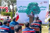 مدیرعامل شرکت فولاد اکسین خوزستان در مراسم روز درخت‌کاری تاکید کرد؛