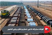 فولاد مبارکه ناجی حمل و نقل ریلی کشور