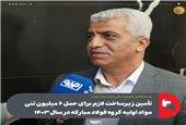 تأمین زیرساخت لازم برای حمل 6 میلیون تنی مواد اولیه گروه فولاد مبارکه در سال 1403
