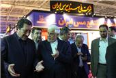 بازدید معاون اول رئیس جمهور و وزیر صمت از غرفه شرکت ملی صنایع مس ایران