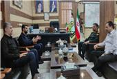 معاون منابع انسانی و امور اجتماعی شرکت فولاد خوزستان با فرمانده انتظامی شهرستان اهواز دیدار نمود