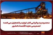 محدودیت و گرانی گاز، تولید راتعطیل می کند؛