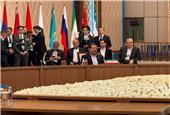 قرائت متن سخنرانی رئیس جمهور ایران توسط وزیر صمت کشورمان در اجلاس سران اقتصادی اوراسیا