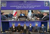 دیدار مدیر کل ارتباطات و فناوری اطلاعات خراسان رضوی با  مدیر امور بازرسی ، نظارت و صیانت از مشتریان پست بانک ایران