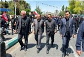 حضور وزیر صمت در مراسم وداع با رهبر شهید انقلاب