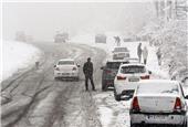 برف و باران در جاده های 5 استان کشور
