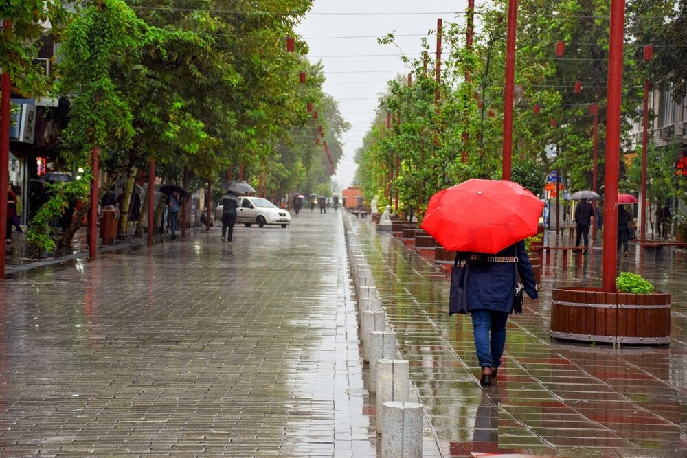 بارش باران در برخی نقاط کشور