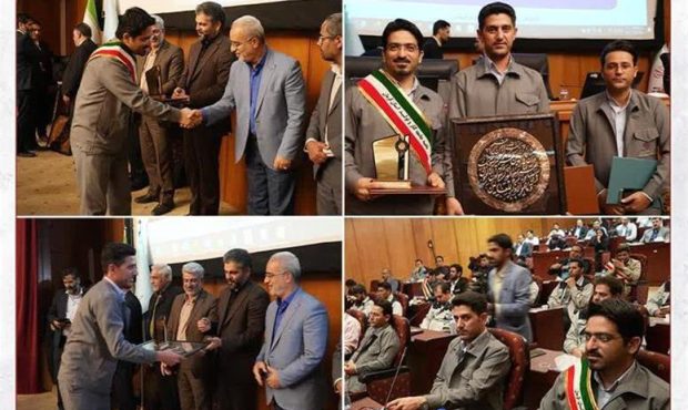 تجلیل از کارگران شرکت گهرزمین به عنوان منتخب استان و کشور