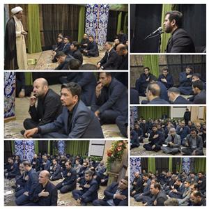 برگزاری مراسم عزاداری سیدالشهدا (ع) در بانک قرض‌الحسنه مهر ایران