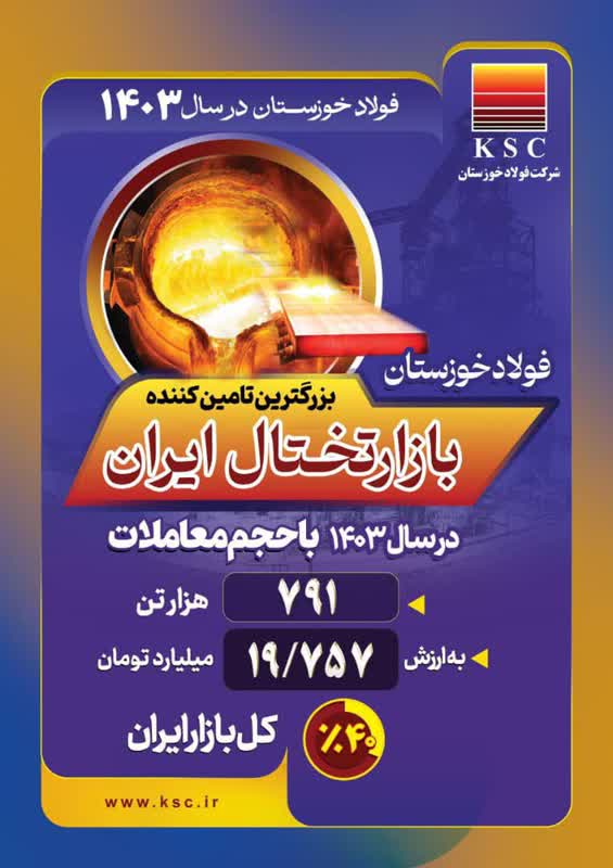 فولاد خوزستان در سال ۱۴۰۳