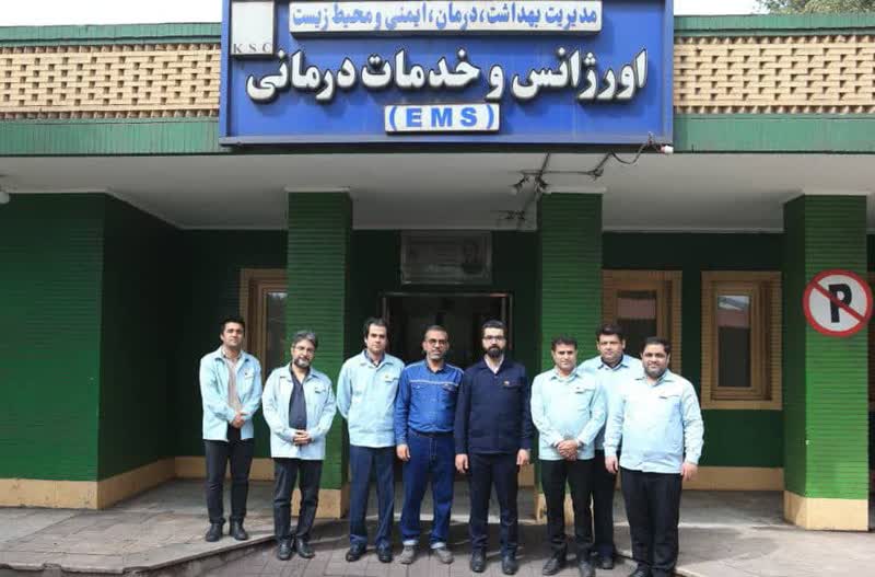 دیدار معاون منابع انسانی و امور اجتماعی با کادر درمان شرکت  فولاد خوزستان