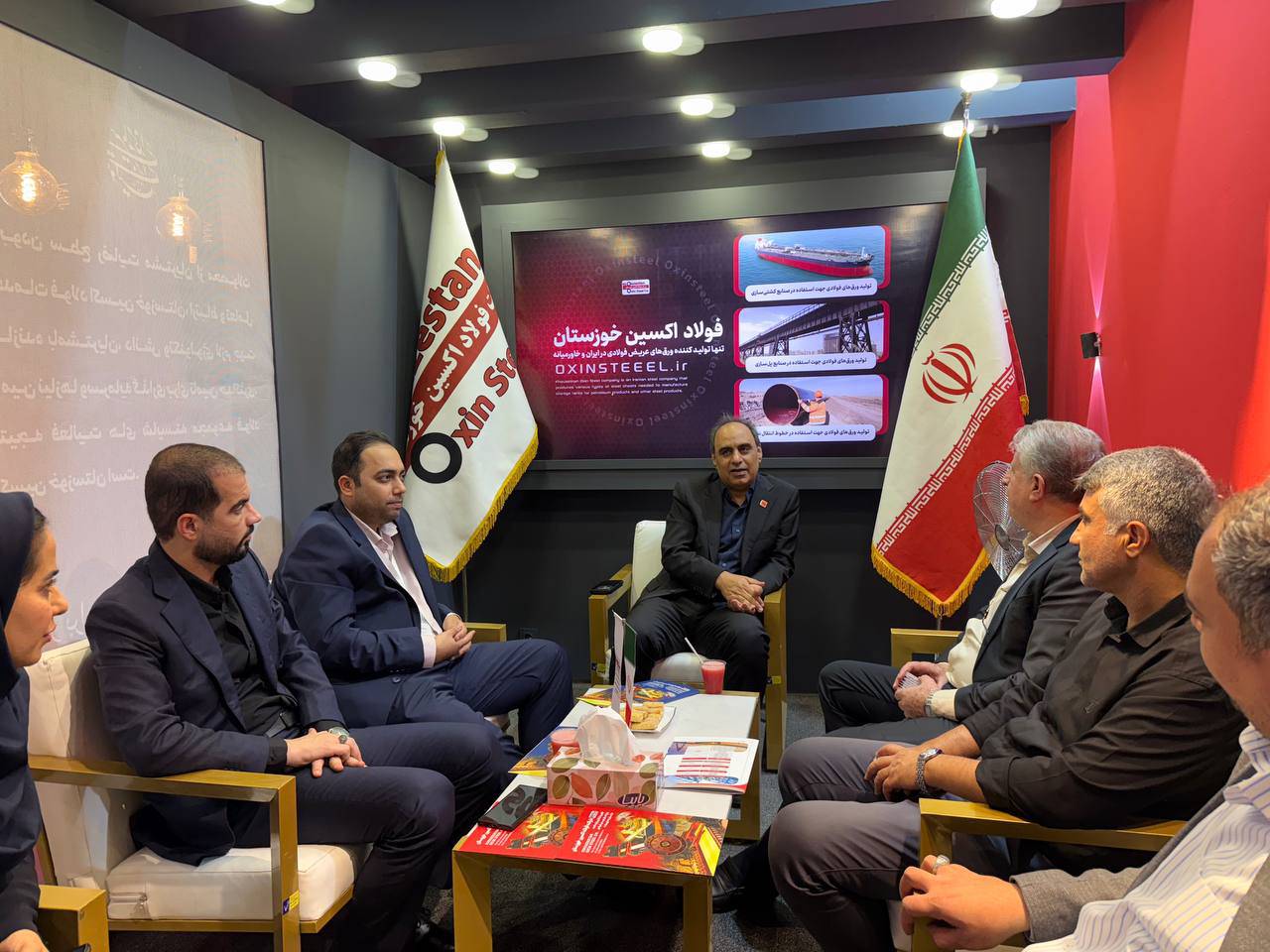 حضور فولاد اکسین خوزستان در نخستین روز پانزدهمین رویداد جامع معدن و صنایع معدنی