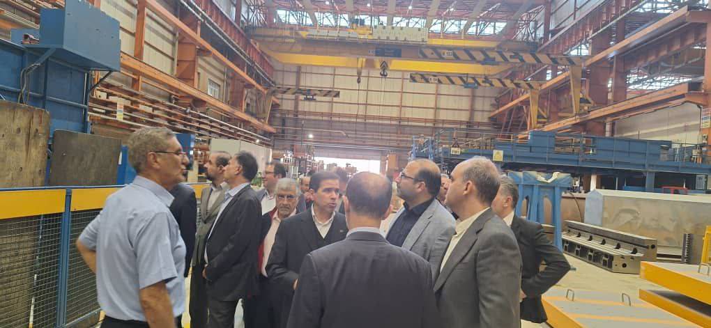 دیدار رئیس هیات مدیره و مدیرعامل شرکت فولاد خوزستان با مدیرعامل گروه مپنا