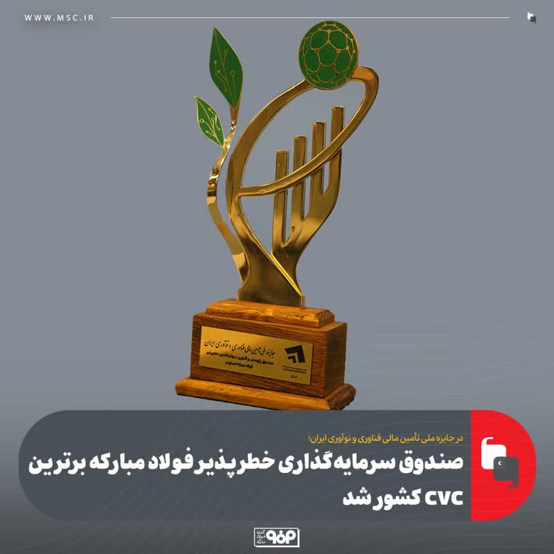 در جایزه ملی تأمین مالی فناوری و نوآوری ایران؛