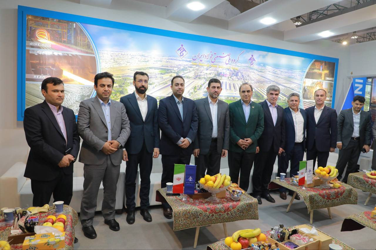 در روز دوم نمایشگاه بین‌المللی سمپوزیوم فولاد ۱۴۰۴ کیش