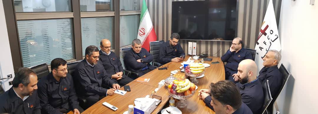 مدیرعامل شرکت فولاد خوزستان در نشست با مدیران شرکت تافکو: