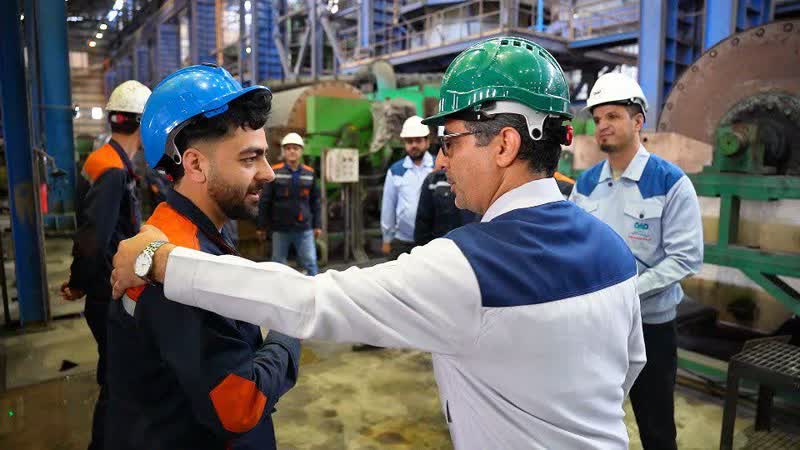 فولاد سنگان، همیشه پای کار تولید