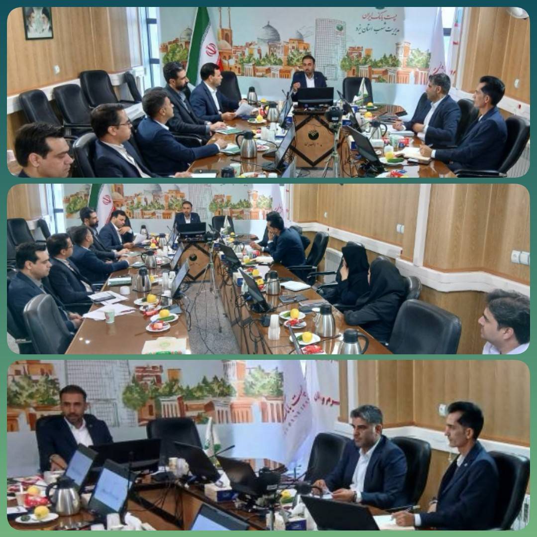 با حضور مهدی امیری دهج، معاون مدیریت شعب استان یزد و معاونین شعب استان برگزار شد.