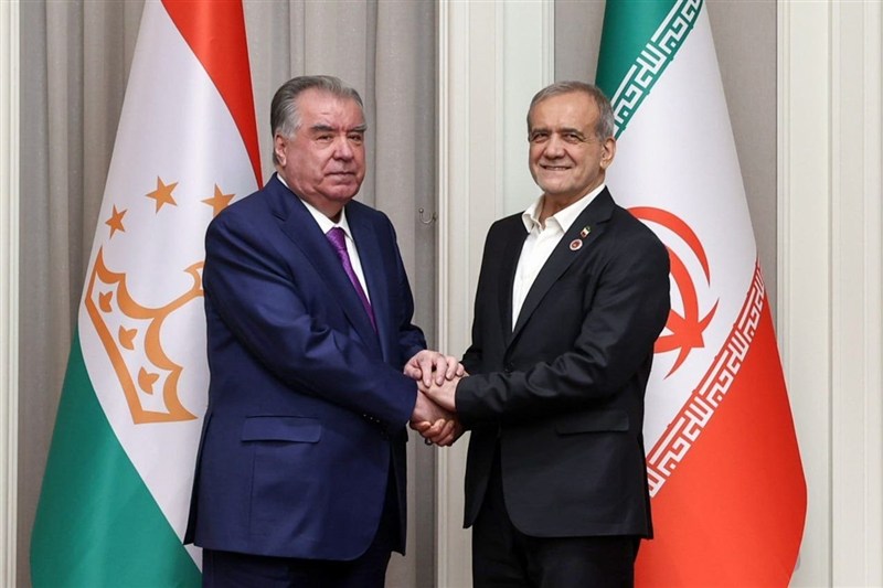 روسای جمهور ایران و تاجیکستان دیدار کردند